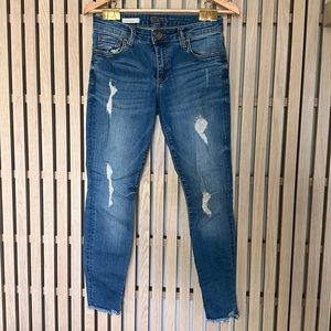 Kut from the kloth distressed denim